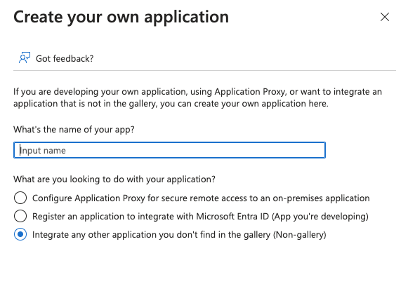 Create your SCIM application in Microsoft Entra