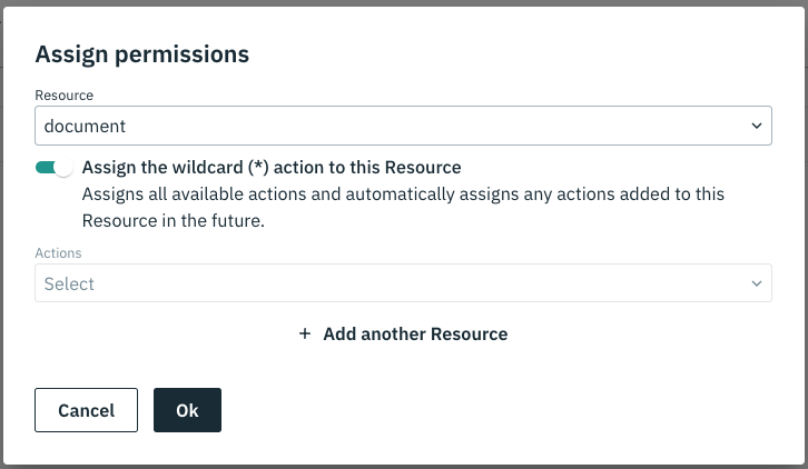 RBAC Wildcard Actions Grant